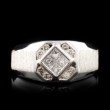 18K Gold 0.56ctw Diamond Ring