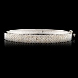 14K Gold 2.26ctw Diamond Bangle