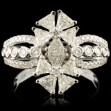 18K Gold 1.26ctw Diamond Ring