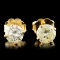 14K Gold 0.78ctw Stud Diamond Earrings