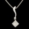 14K Gold 0.64ctw Diamond Pendant