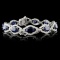 14K White Gold 14.92ct Sapphire & 3.53ctw Diamond