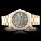 Rolex 18K YG Day-Date Diamond Wristwatch