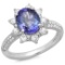 14K Gold 2.50ct Tanzanite & 0.75ct Diamond Ring