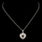 14K Gold 0.14ctw Diamond Pendant