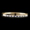 14K Gold 0.78ctw Sapphire & 0.53ctw Diamond Bracel