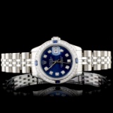 Rolex SS DateJust 1.00ct Diamond Ladies Watch