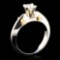 18K Gold 0.50ctw Diamond Ring