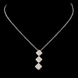 14K Gold 0.25ctw Diamond Pendant