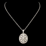 14K Gold 0.25ctw Diamond Pendant