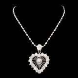 18K Gold 3.29ctw Diamond Necklace