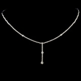 18K Gold 1.40ctw Diamond Necklace