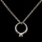0.50ctw Diamond Platinum Pendant