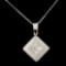 18K Gold 14MM Pearl & 1.82ctw Diamond Necklace