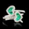 14K Gold 0.41ctw Diamond Earrings