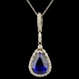 14K Gold 0.20ctw Diamond Pendant