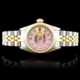 Rolex 18K YG Day-Date Men's Diamond Watch