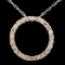 14K Yellow Gold 0.87ctw Diamond Pendant