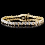 14K Yellow Gold 1.00ctw Diamond Bracelet