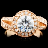 14K Gold 1.71ctw Diamond Ring