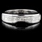 18K White Gold 0.71ctw Diamond Ring