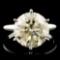 18K Gold 5.04ctw Solitaire Diamond Ring