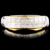 18K Gold 0.93ctw Diamond Ring