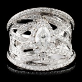 18K Gold 1.72ctw Diamond Ring