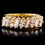 18K Yellow Gold 0.46ctw Diamond Ring