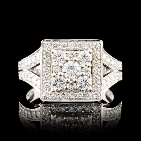 14K Gold 1.12ctw Diamond Ring