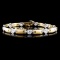 14K TT Gold 2.82ctw Diamond Bracelet