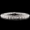 14K White Gold 2.00ctw Diamond Bracelet