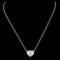 0.50ctw Diamond Platinum Pendant