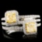 18K Gold 1.67ctw Fancy Diamond Ring