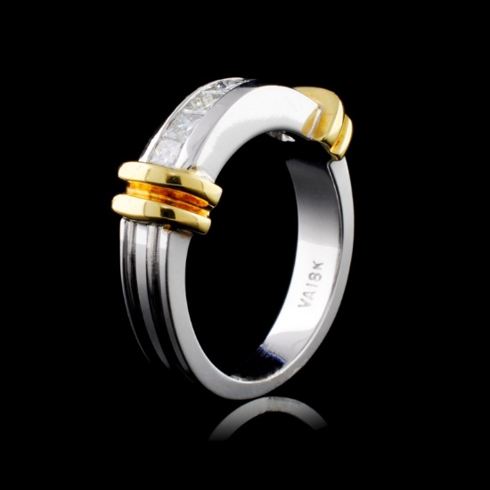 18K White Gold 0.54ctw Diamond Ring