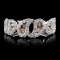 14K White Gold 1.06ctw Fancy Color Diamond Ring
