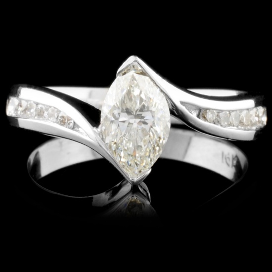 14K Gold 0.96ctw Diamond Ring