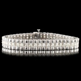 14K Gold 4.00ctw Diamond Bracelet