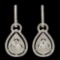 14K Gold 1.28ctw Diamond Earrings