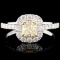 18K Gold 1.20ctw Fancy Diamond Ring