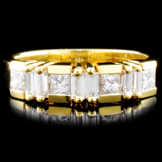 18K Gold 0.70ctw Diamond Ring