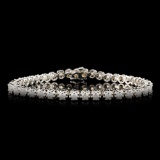 14K Gold 3.28ctw Diamond Bracelet