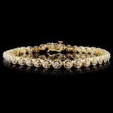 14K Yellow Gold 1.00ctw Diamond Bracelet