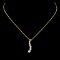 14K Gold 0.28ctw Diamond Pendant