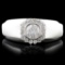 14K White Gold 0.86ctw Diamond Ring