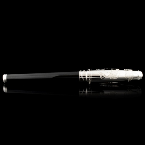 St Dupont Napoleon Platinum Lighter & Pen Set