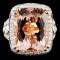 14K Rose Gold 13.88ct Morganite & 1.53ct Diamond R