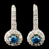 14K Gold 0.41ctw Diamond Earrings