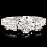 18K Gold 1.33ctw Diamond Ring