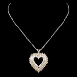 14K Gold 1.40ctw Diamond Pendant